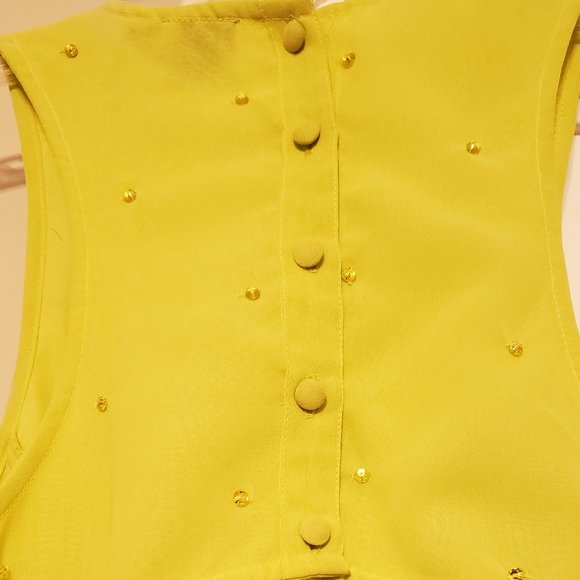 ASOS Lime Green Skater Skirt: US 6 - Picture 9 of 14